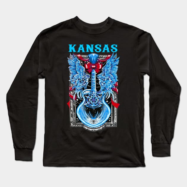 KANSAS BAND Long Sleeve T-Shirt by batubara.studio